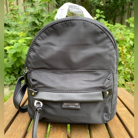 NWT David  Jones Mini Backpack- Black - Picture 10 of 15